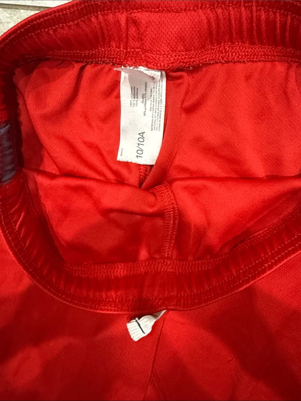 Carter's Red and Gray Athletic Shorts